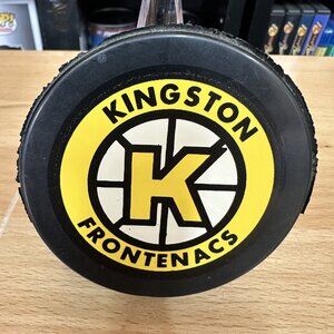 Vintage KINGSTON FRONTENACS  EAST SIDE MARIO'S  Puck INGLASCO  OHL  Canada